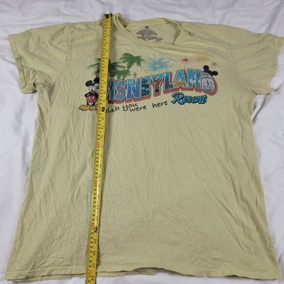 Disney Adults XL Wish You Were Here Mickey Mouse Disneyland Resort T Shirt - Picture 8 of 9